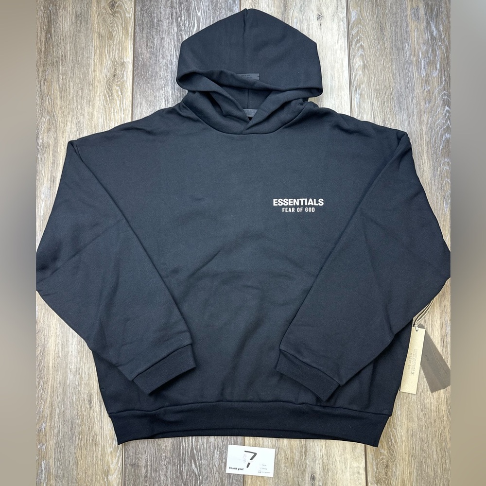 Essentials Fear of God Hoodie black